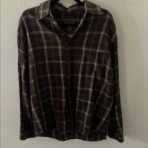 St. John’s Bay Plaid Button-Up Shirt